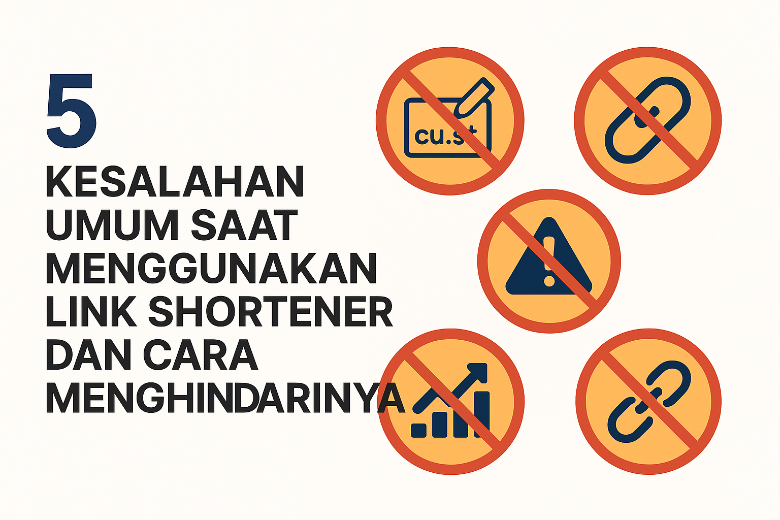 5 Kesalahan Umum Saat Menggunakan Link Shortener dan Cara Menghindarinya